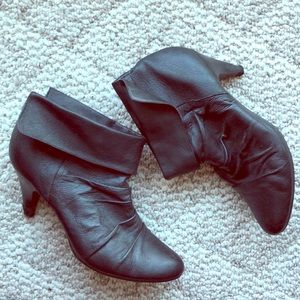 Kelly and Katie Leather Bootie